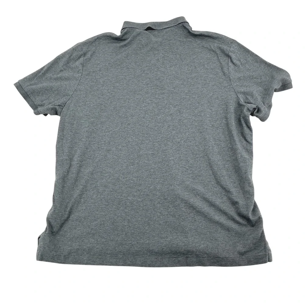 Polo Ralph Lauren Polo Shirt Mens XL Gray Heathered Classic Fit Preppy Sporty